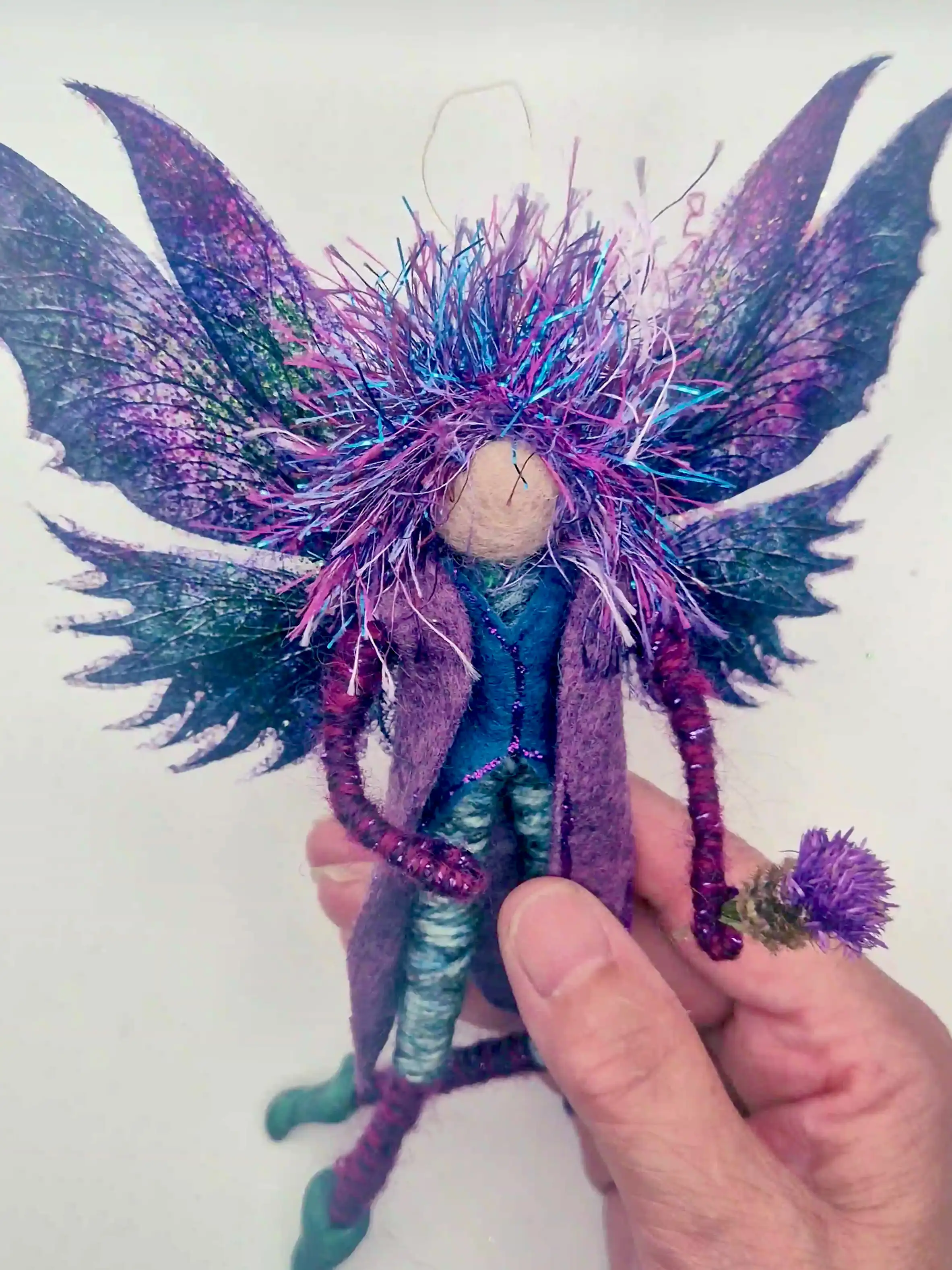 Thorn – Thistle Fae — handmade SeoSonas creation, photograph 1